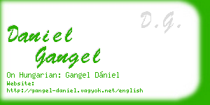 daniel gangel business card